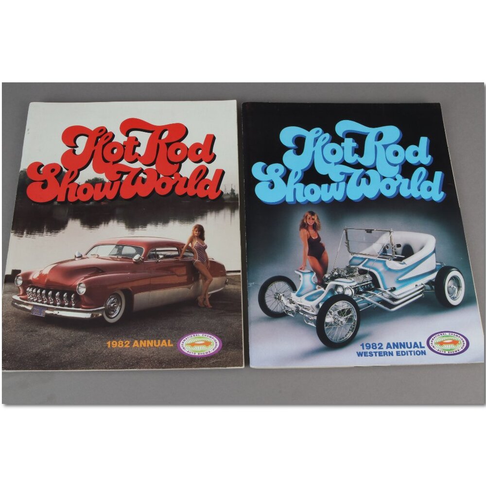 2 Hot Rod Show World magazines from 1982